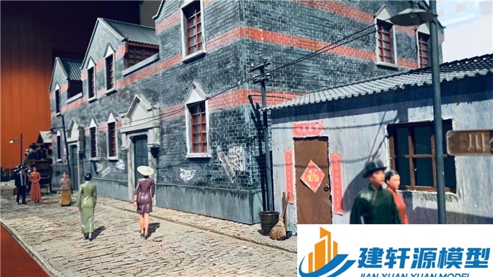 乐业中共四大纪念馆微缩