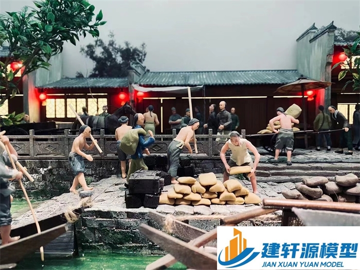 乐业博物馆江南水乡模型